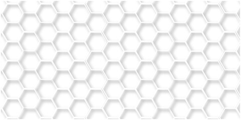 Background with hexagons White Hexagonal Background. Luxury White Pattern. Vector Illustration. 3D Futuristic abstract honeycomb mosaic white background. geometric mesh cell texture.	