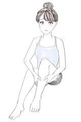 ふくらはぎが太くて悩む女性