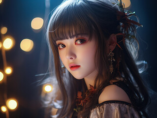 日本のアイドルのステージ