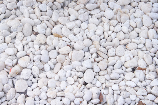 Stones white grey texture closeup light floor background