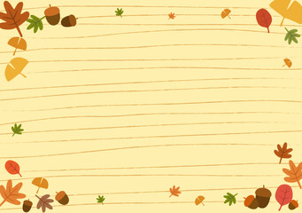 Cute autumn style background