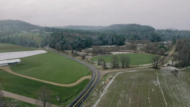view of the countryside