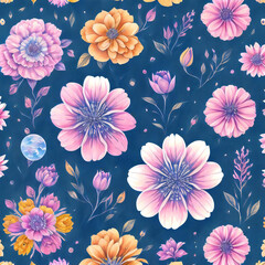 花柄のイラスト８