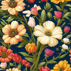 花柄のイラスト１４