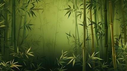 Fototapeta na wymiar Bamboo background, banner wallpaper