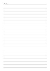 Digital Notes Template