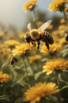 bee on a flower
