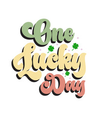 Fototapeta premium St .patrick's Day Bundle,St .patrick's Day Sublimation Bundle, Feeling Lucky, Lucky Vibes, You’re My Lucky Charm, St.patrick's Day, Retro, Retro Shirt, Sublimation, Sublimation Design, Lucky Svg, St P