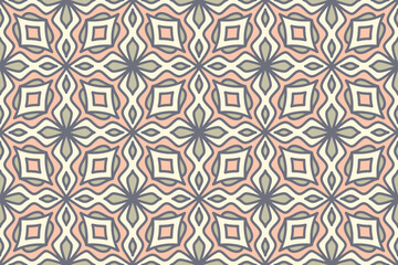 Seamless abstract geometric shape pattern