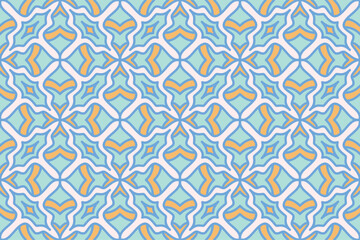 Seamless abstract geometric shape pattern