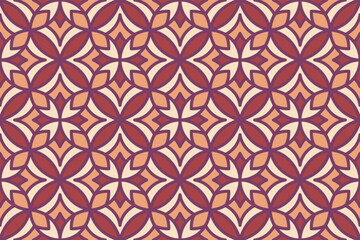 Seamless abstract geometric shape pattern