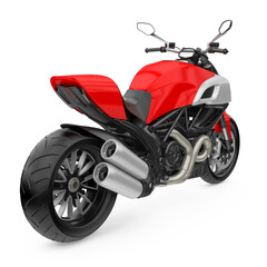 Sport Motorcycle Isolated