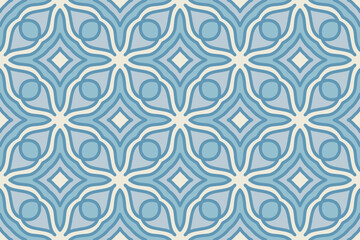 Seamless abstract geometric shape pattern