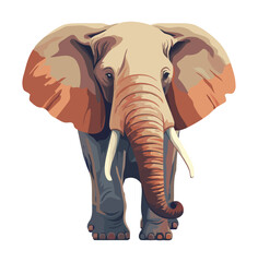 Elephant animal african specie icon