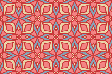 Seamless abstract geometric shape pattern