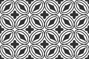 Seamless abstract geometric shape pattern