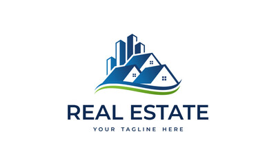 Vector real estate logo template