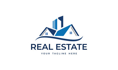 Vector real estate logo template