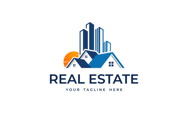 Vector real estate logo template