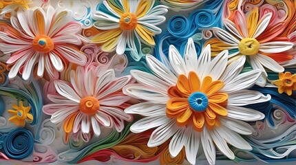Fototapeta na wymiar abstract floral background
