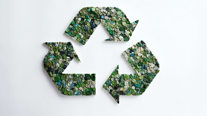 リサイクルマーク・エコロジー・エコフレンドリー・サステナブル・循環のイメージ
 - obrazy, fototapety, plakaty