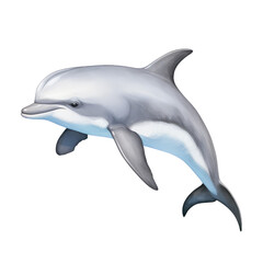 Fototapeta premium Dolphin Watercolor