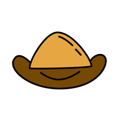 man hat vector element