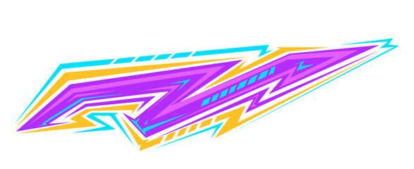 Decal warpping stripes sport racing