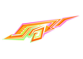 Warpping sport racing Decal stripes design