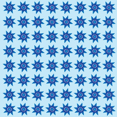 Cornflower simple geometric background vector