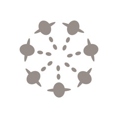 Vector pattern, decorative pattern, tile pattern, fabric pattern.