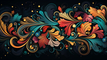 A Vibrant Background Bursting with Colorful Flowers &ndash; Nature's Artistic Expression
