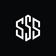 s logo design geometric initial s letter