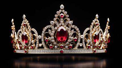 Ruby Crown A jewel encrusted crown