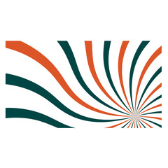 Groovy Retro Sunburst