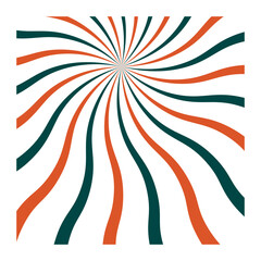 Groovy Retro Sunburst