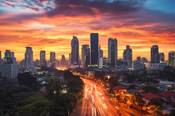 Jakarta travel destination. Tour tourism exploring.