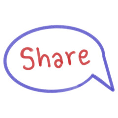 bubble text social media