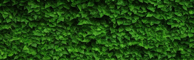 Leaves background. Botanical elegance. Decorative ivy on garden. Summer embrace. Green foliage adorns wall