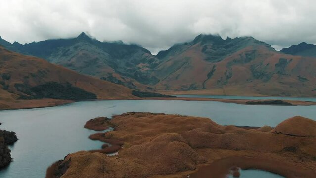 Aerial Reverie: Exploring Lagunas de Atillo in 4K Drone, Ecuador