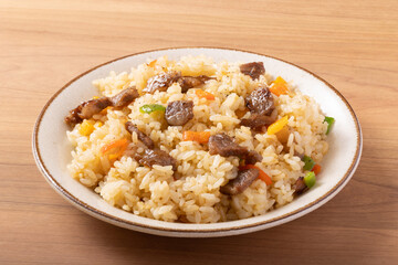 牛ステーキピラフ