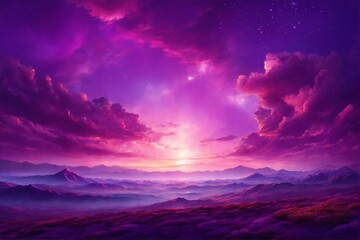 Purple Sky Background, Purple Night Sky Background, Purple Sky Wallpaper, Purple Sky Landscape,...