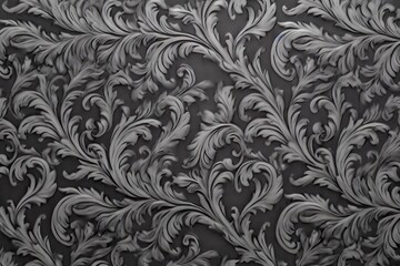 antique tapestry damask victorian baroque retro black old texture wallpaper floral fabric pattern Damask vintage background black seamless grey gothic texture luxu background pattern design royals - obrazy, fototapety, plakaty