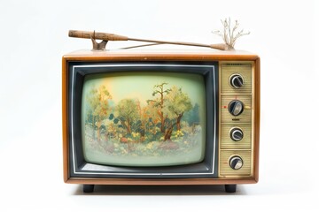 television vintage isolated retro home old television reception background display display reception electronic Vintage classic retro TV isolated monitor el old television white television monitor
