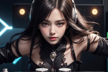 portrait of future girl