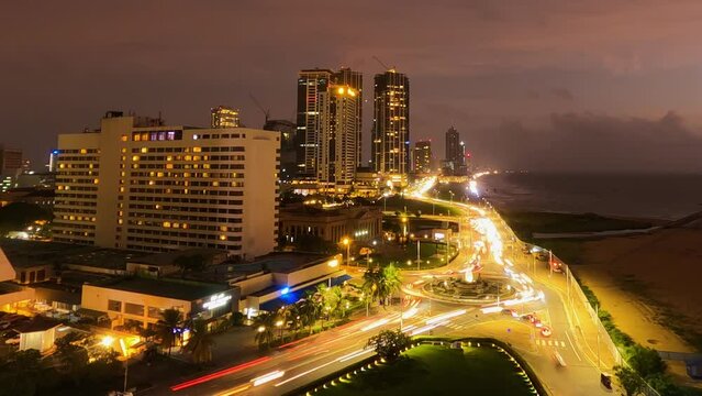 Colombo Galle Face Sunset Timelapse