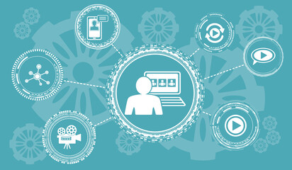 Concept of video conference