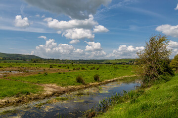 A stream in  the rural Sussex countryside near Lewes © lemanieh