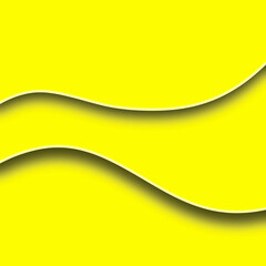 Abstract yellow background, dynamic overlapping yellow background.