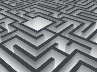 3d render of a labyrinth